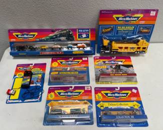 Vintage Micro Machines Train, Big Rig Hauler, Space & Deluxe Collections