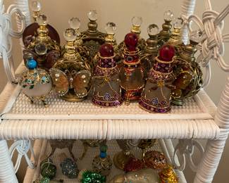 Loads of Versailles perfume bottles, jewelry boxes, and more.