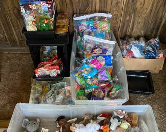 Beanie Babies from the start of the craze to now.