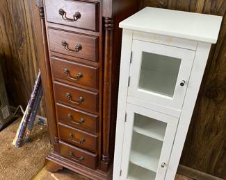 Two of the twenty two storage cabinets available.