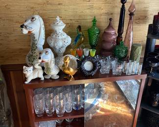 Loads of great bar ware.