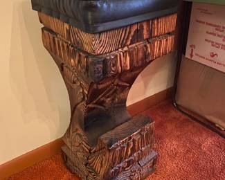 Witco Tiki barstool.