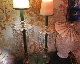 This lamp is so pretty I blushed the first time I saw it.