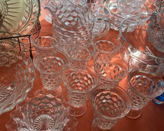 Fostoria glassware.