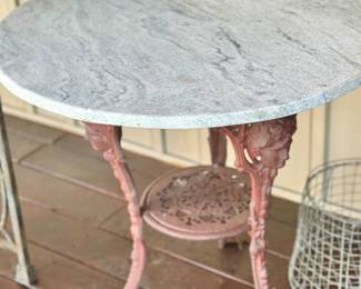 Vintage Victorian  Table base/Britannia Head Garden Pub table