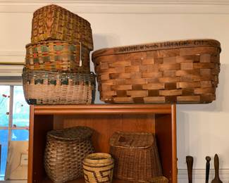 Antique baskets 