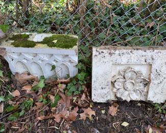 Many architectural pieces