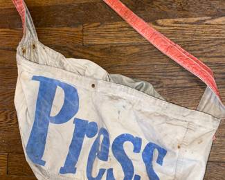 Cleveland Press Newspaper newsboy bag
