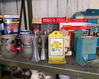 Match holders, bar glasses and more 