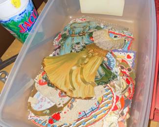 Paper cards and valentines