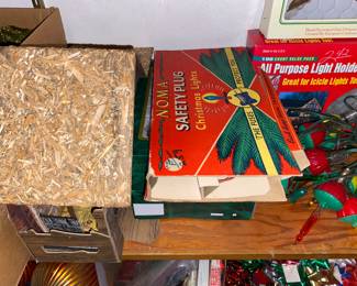 Vtg. Christmas lights