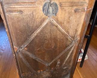 Wooden baseball game -as is