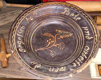 Antique ceramic bowl