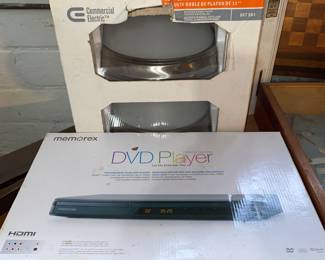 NIB light covers , DVD player