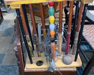 Antique croquet set