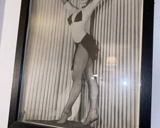 Framed pin up girls 