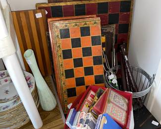 Playing cards and game boards