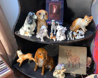 Lots of ceramic pets to choose from!