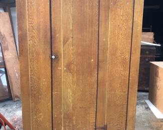 Grain painted cabinet 