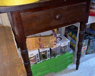 1 drawer antique side table