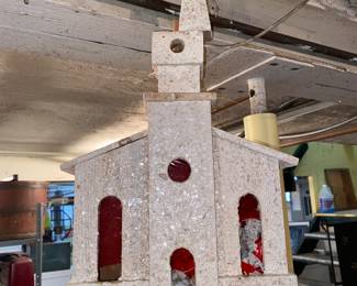 Vtg. Light up church decor