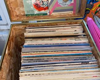 Bin after bin of records!