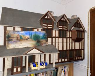 Model house -4 sided/ Tudor style 