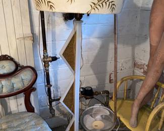 Fab floor lamp and amazing shade… so Chic!