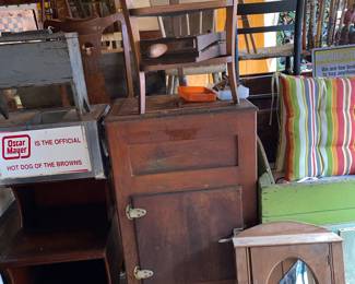 Ice box, medicine cupboard, and more