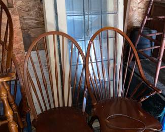 Leaded glass windows 