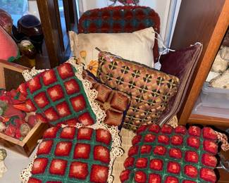 Antique pin cushions