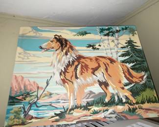 Paint by number Lassie