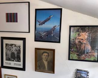 More wall art in stairwell