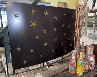 Metal Fireplace screen