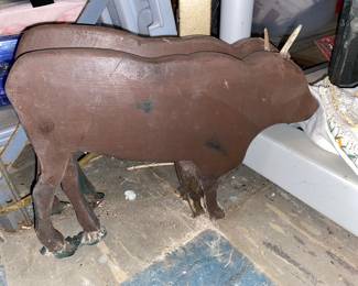Folk art steers