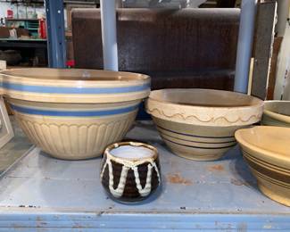 Yellow ware bowls
