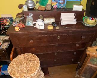 2 over 4 antique dresser
