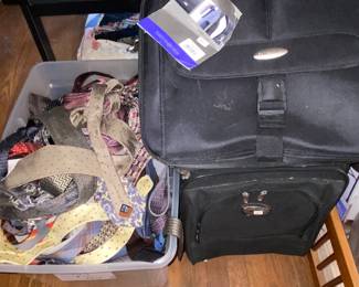 Luggage and ties 