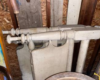 Painted wood bed frames