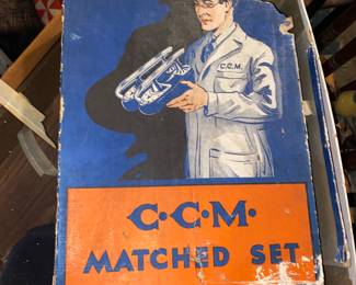 CCM graphics box for skates 