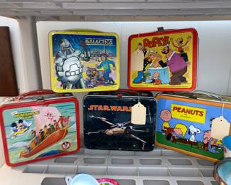 Vtg. Lunch boxes