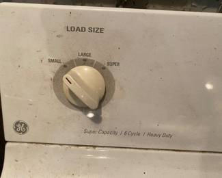 GE washer