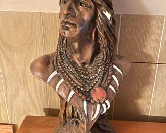 Hiawatha Native American bust 