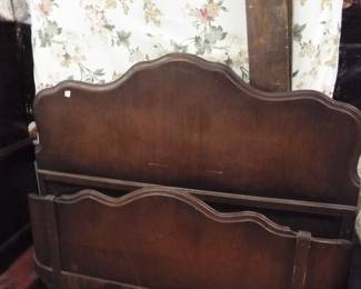 Wooden Bed with Mattress