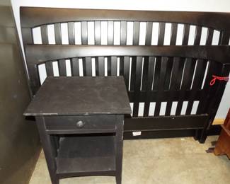 Full size Bed with nightstand