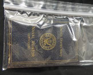 US Navy Naval Aviator Certificate