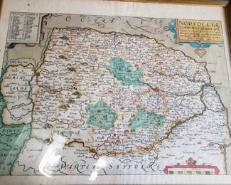 Christopher Saxton & William Kip Map