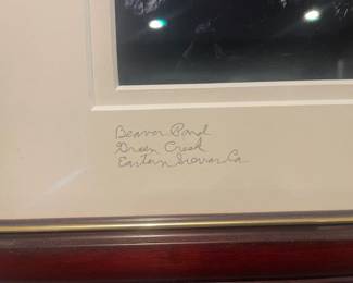 Photo signed Pat Thompson