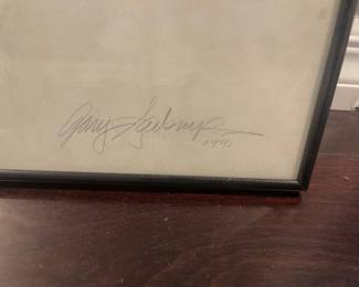Lithograph By Gary Sanderup signed
