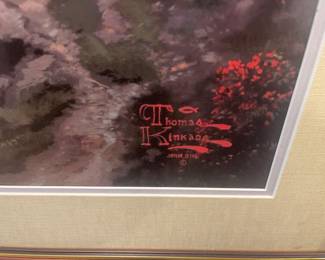 print by Thomas Kinkade